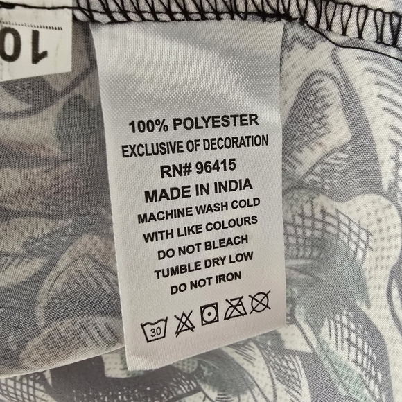 NWT Rebel Vengeance Skull Rose Floral Button Shirt Large - Picture 10 of 11